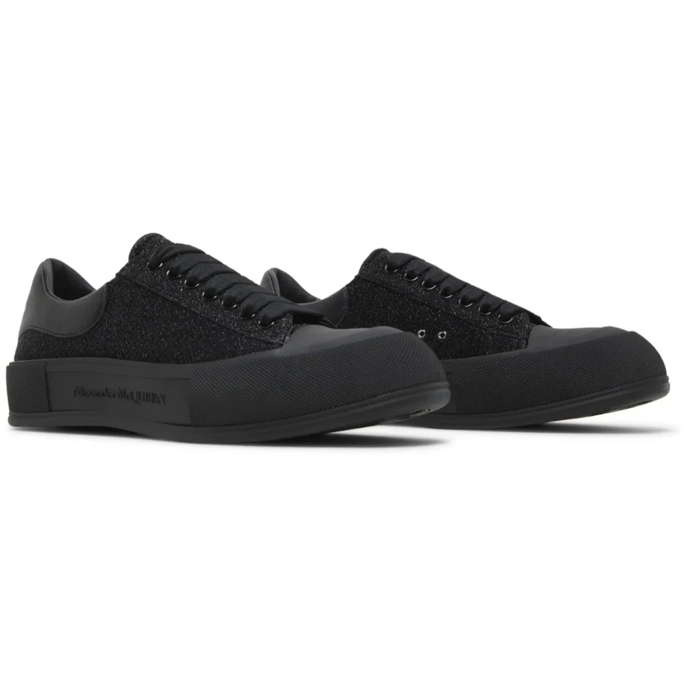 Alexander McQUEEN Men's Tread Slick Soft Glitter Low Top Sneakers